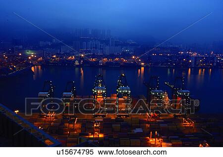 Stock Photography - Container operations. Fotosearch