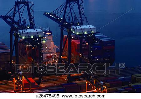 Stock Photography - Container operations. Fotosearch