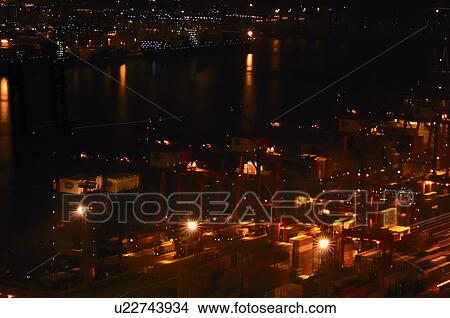 Container Terminal No. 9 View Large Photo Image Picture - Container Terminal No. 9. Fotosearch
