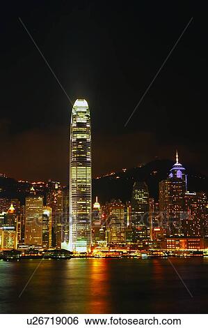 Hong Kong Victoria Harbour and city skyline View Large Photo Image Stock Photograph - Hong Kong Victoria Harbour and city skyline. Fotosearch