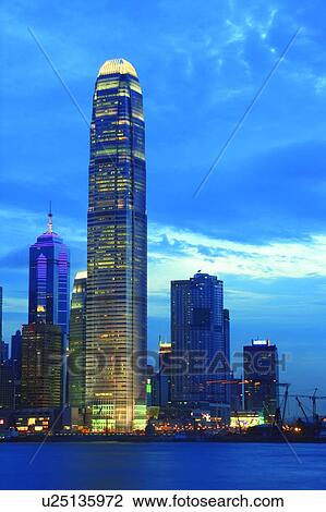 Stock Image - Hong Kong Victoria Harbour. Fotosearch