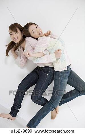 Girl friend with good relations View Large Photo Image Stock Photo - Girl friend with good relations. Fotosearch