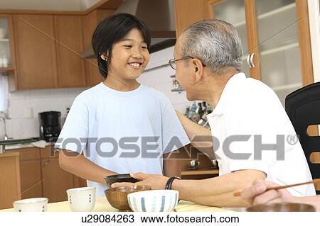 Grandfather and a grandchild View Large Photo Image Stock Image - Grandfather and a grandchild. Fotosearch