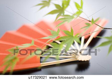 Stock Image - Folding fan. Fotosearch