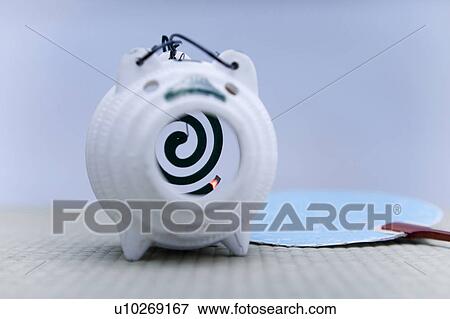 Stock Photo - Mosquito repellent incense. Fotosearch