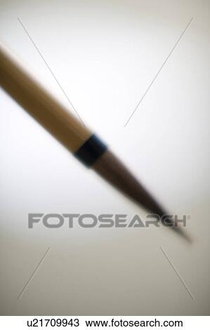 Stock Image - Writing brush. Fotosearch