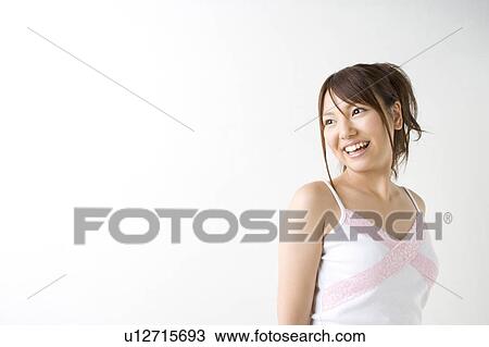 Stock Image - Portrait of woman. Fotosearch