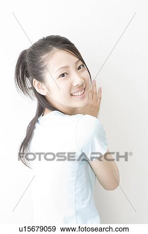 Stock Photo - Portrait of woman. Fotosearch