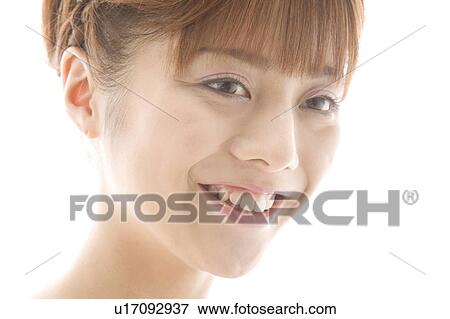 Stock Photo - Portrait of woman. Fotosearch