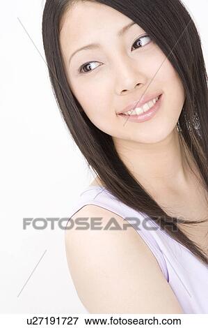 Stock Photo - Portrait of woman. Fotosearch