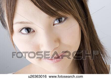 Stock Photograph - Portrait of woman. Fotosearch