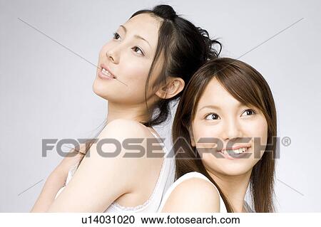 Stock Image - Portrait of women. Fotosearch