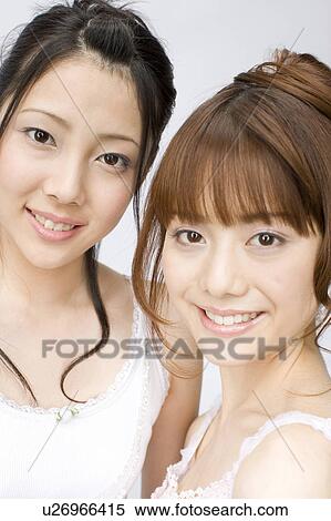 Stock Photography - Portrait of women. Fotosearch
