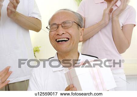Birthday of grandfather View Large Photo Image Stock Photo - Birthday of grandfather. Fotosearch