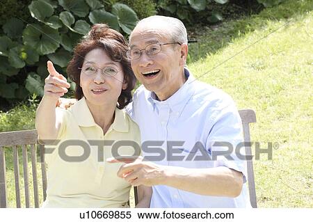 Stock Photography - Close old couple. Fotosearch