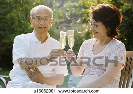 Stock Image - Senior couple. Fotosearch