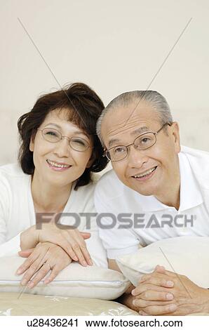 Stock Image - Senior couple. Fotosearch