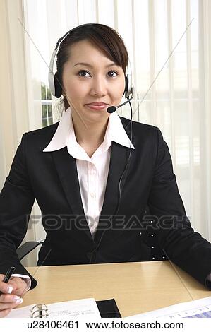 Stock Image - Business lady. Fotosearch