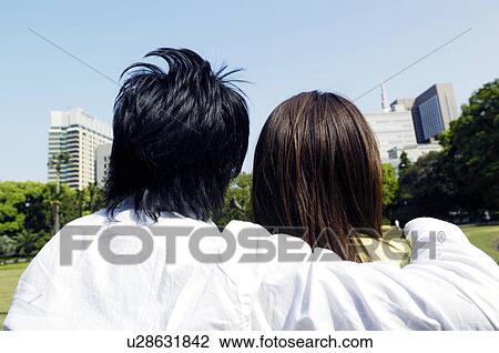 Stock Image - Image of young couple. Fotosearch