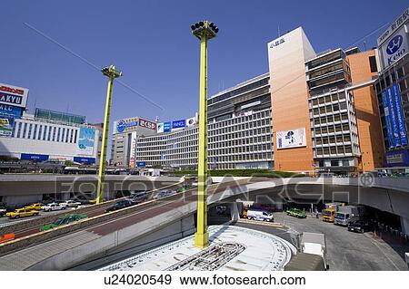 Stock Photo - Shinjuku Station west exit. Fotosearch