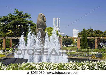 Stock Image - Yamashita park. Fotosearch