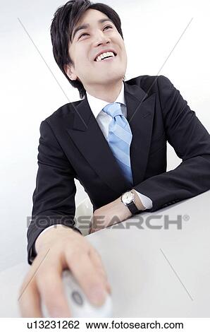Stock Image - Office worker. Fotosearch