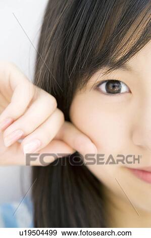 Stock Photo - Portrait of woman. Fotosearch