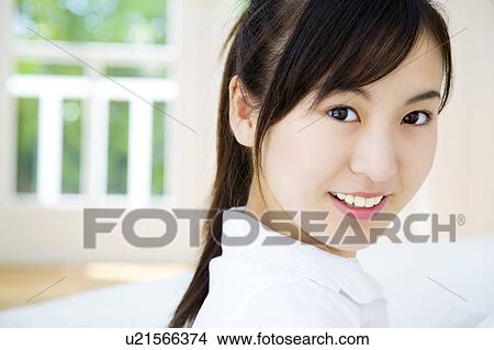 Smiling woman View Large Photo Image Picture - Smiling woman. Fotosearch