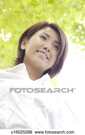 Stock Photo - Verdure and woman. Fotosearch