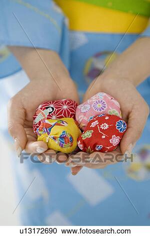 Stock Image - Bean-bag and the palm. Fotosearch
