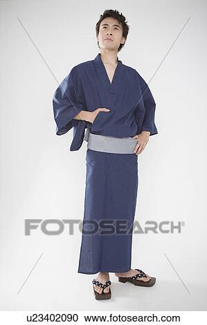 Stock Image - Yukata man. Fotosearch