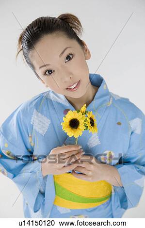 Stock Image - Yukata woman. Fotosearch