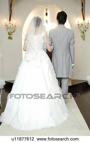 Bridegroom and bride View Large Photo Image Stock Image - Bridegroom and bride. Fotosearch