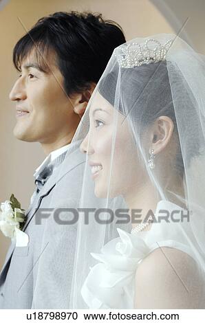 Bridegroom and bride View Large Photo Image Stock Image - Bridegroom and bride. Fotosearch