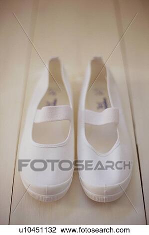 Stock Image - Pair of indoor shoes. Fotosearch
