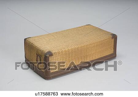 Stock Image - Wicker trunk. Fotosearch