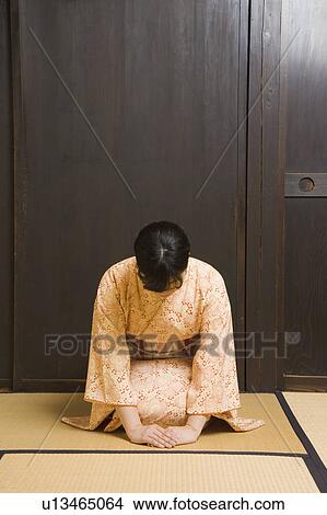 Woman bowing View Large Photo Image Picture - Woman bowing. Fotosearch