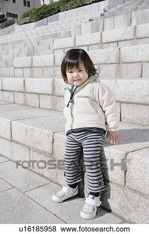 Stock Photo - Portrait of a child. Fotosearch