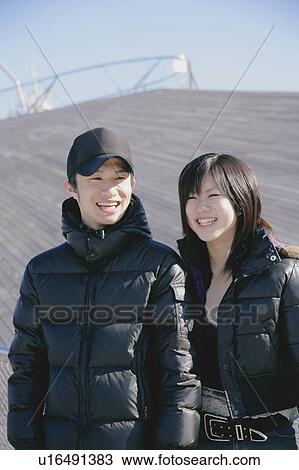Portrait of young couple View Large Photo Image Stock Image - Portrait of young couple. Fotosearch