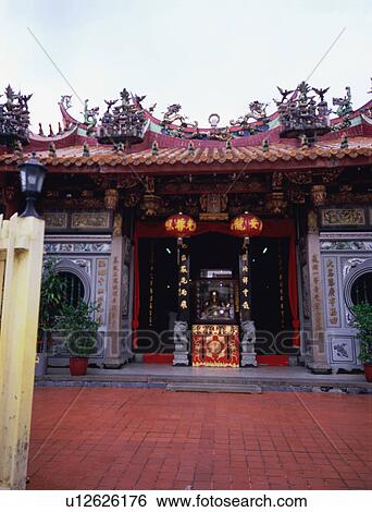Stock Photograph - Long Shan Si Temple. Fotosearch