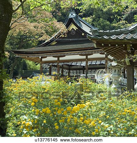 Stock Photography - Matsuo Grand Shrine, Kyoto Prefecture, Japan. Fotosearch