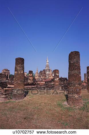 Old Ruins in Sukhothai, Thailand View Large Photo Image Stock Photo - Old Ruins in Sukhothai, Thailand. Fotosearch
