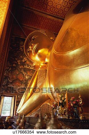 Picture - Reclining Buddha. Fotosearch