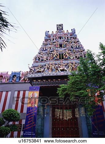Stock Image - Sri Mariamman Temple. Fotosearch