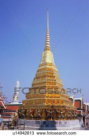 Stock Image - Temple of Emerald Buddha. Fotosearch