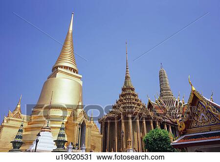 Stock Image - Temple of Emerald Buddha. Fotosearch