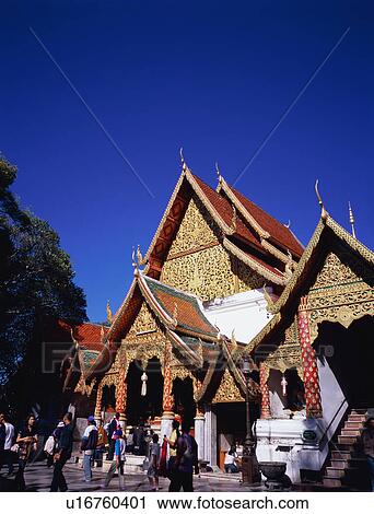 Wat Phrathat Doi Suthep View Large Photo Image Stock Image - Wat Phrathat Doi Suthep. Fotosearch