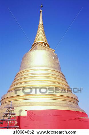 Stock Image - Wat Saket. Fotosearch