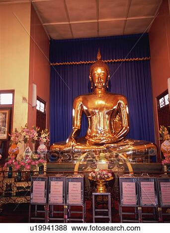 Wat Trimit View Large Photo Image Stock Photo - Wat Trimit. Fotosearch
