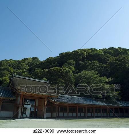 Stock Photo - Iwashimizu Hachimangu, Kyoto Prefecture, Japan. Fotosearch